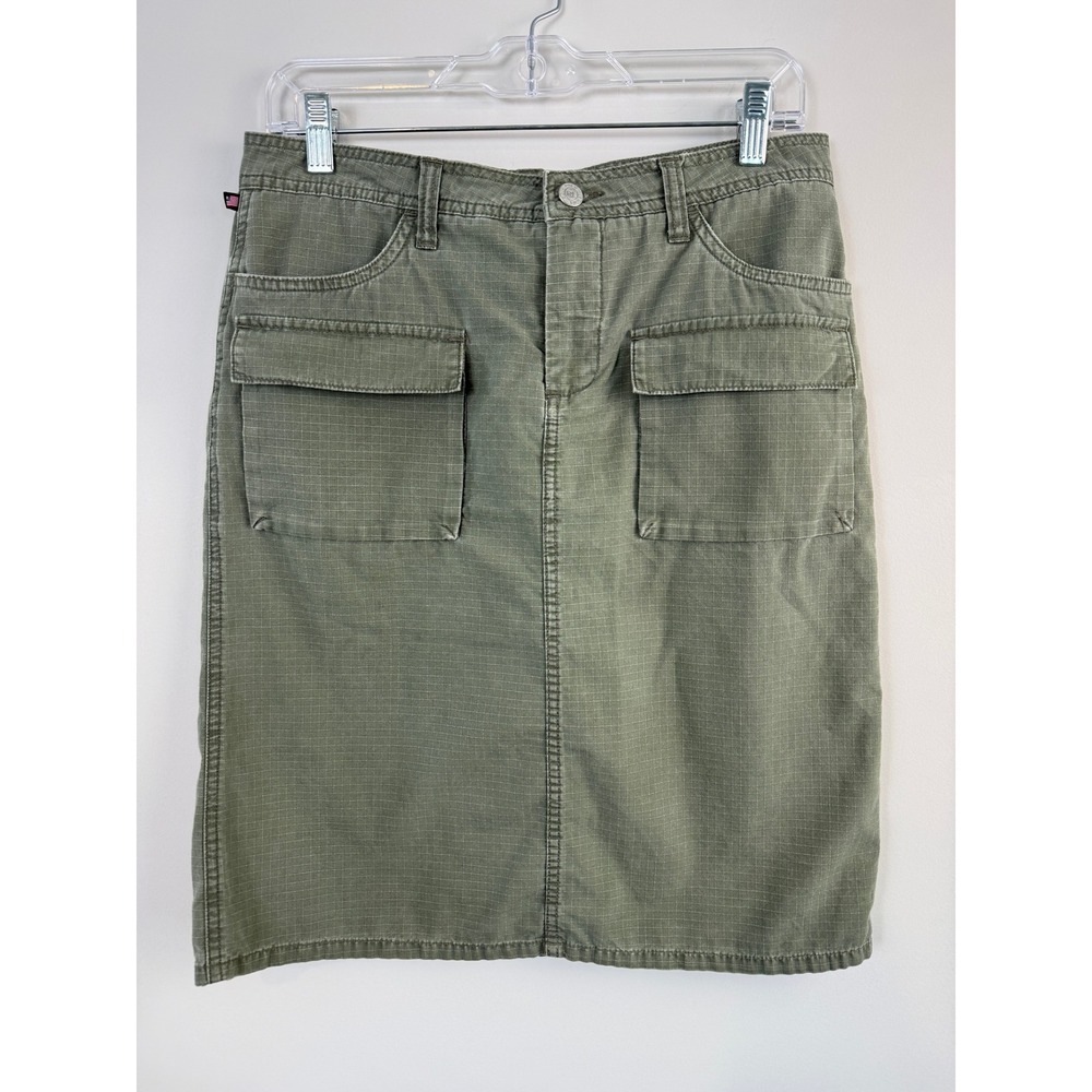 Ralph Lauren Polo Jeans Co Olive Cargo Skirt Women's Size 6 Utility Casual